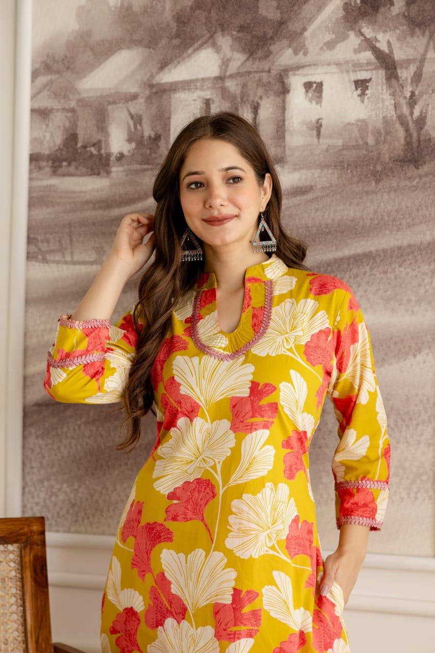 Maverick Fusion Printed Cotton Fabric Co-ord Set